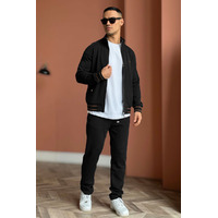 Мужской спортивный костюм Loro Piana monogram - Black