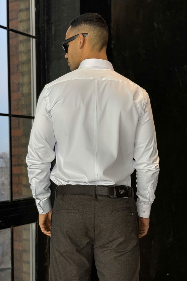 Мужская белая рубашка Loro Piana