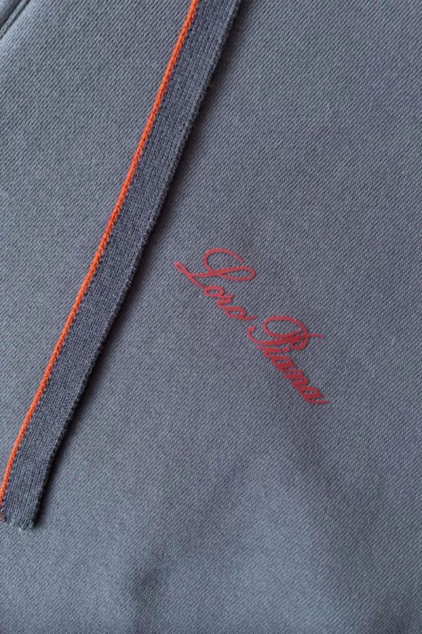 Спортивный костюм Loro Piana Premium signature logo - Denim Blue