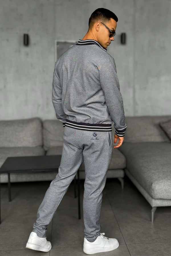 Спортивный костюм Loro Piana logo-embroidered - Blue / Grey