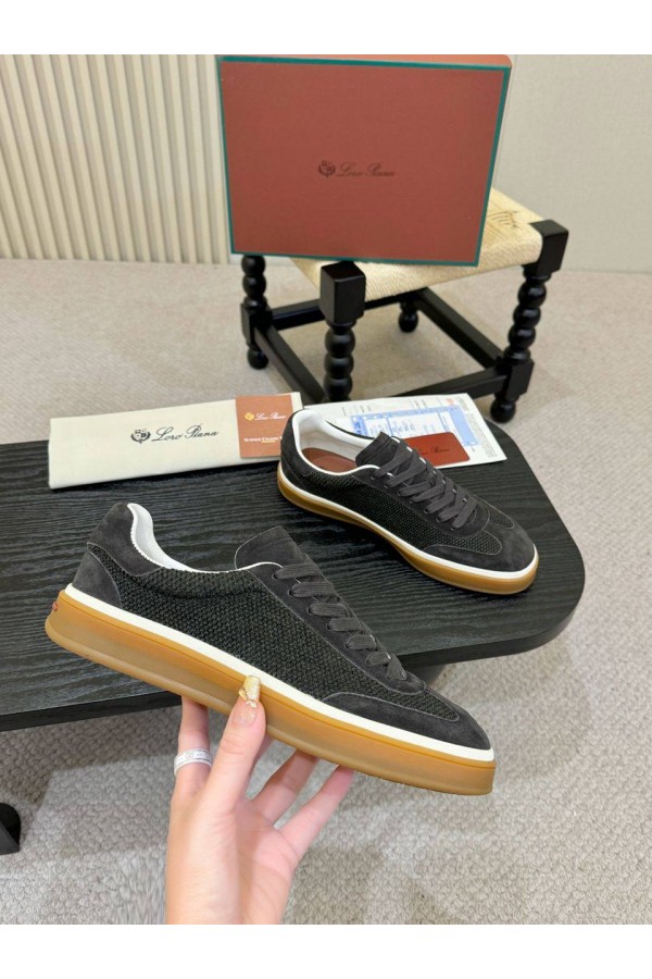 Мужские кроссовки Loro Piana Tennis Walk - Grey