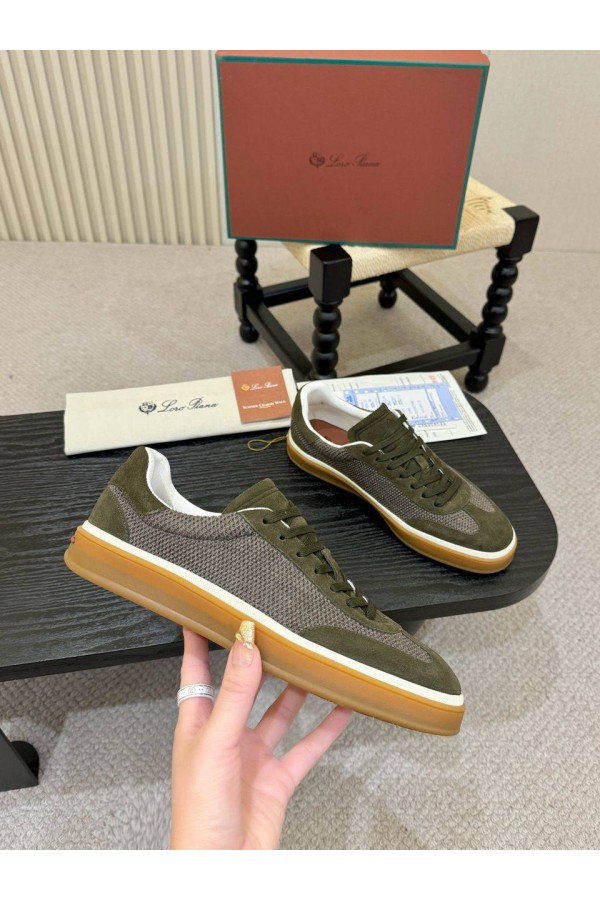 Мужские кроссовки Loro Piana Tennis Walk - Green