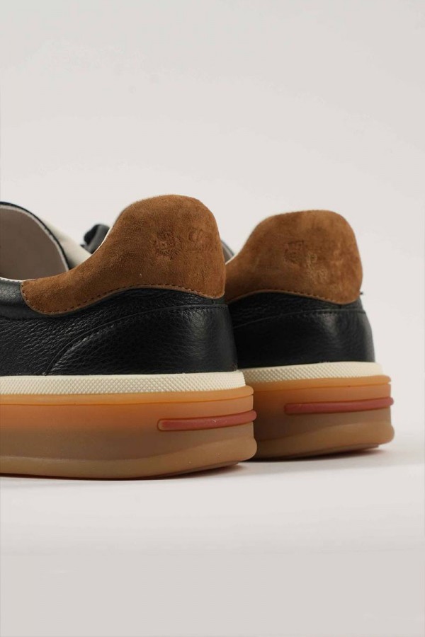 Мужские кроссовки Loro Piana Tennis Walk - Black