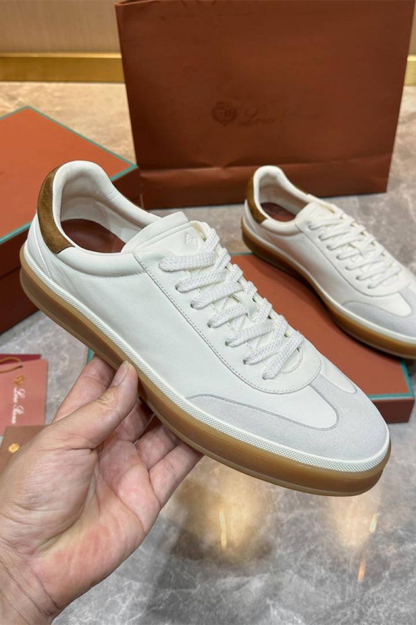 Мужские кроссовки Loro Piana Tennis Walk - White