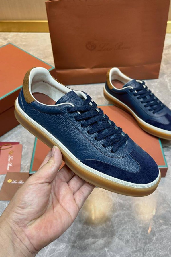 Мужские кроссовки Loro Piana Tennis Walk - Navy