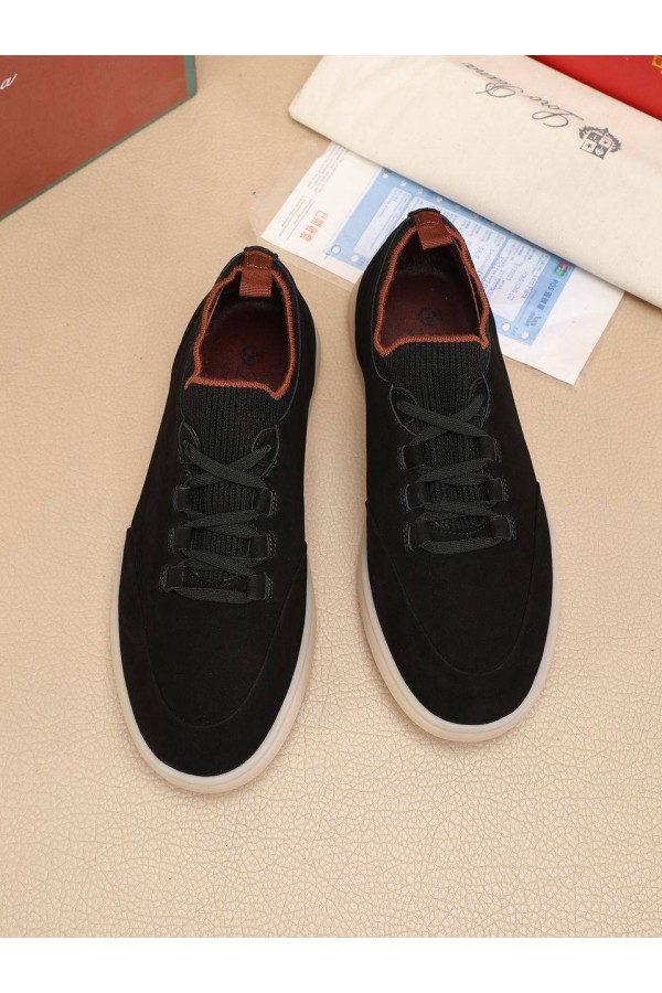 Мужские кроссовки Loro Piana Soho Walk - Black