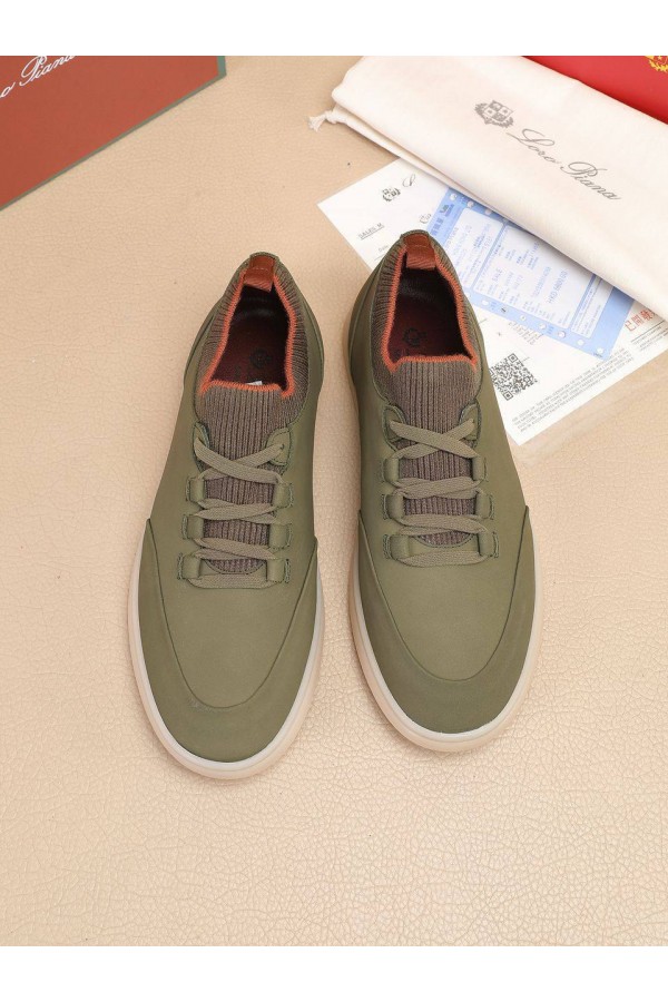 Мужские кроссовки Loro Piana Soho Walk - Khaki