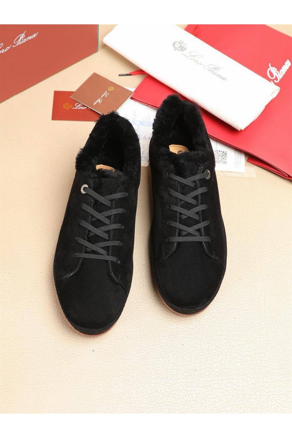 Зимние кроссовки с мехом Loro Piana