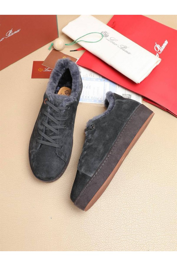 Зимние кроссовки с мехом Loro Piana