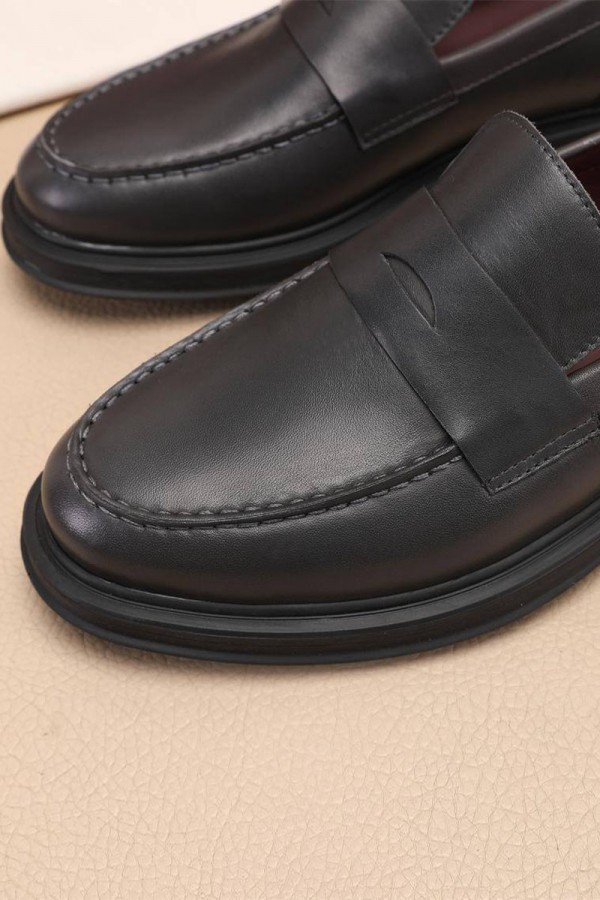 Кожаные лоферы Loro Piana Travis - Grey