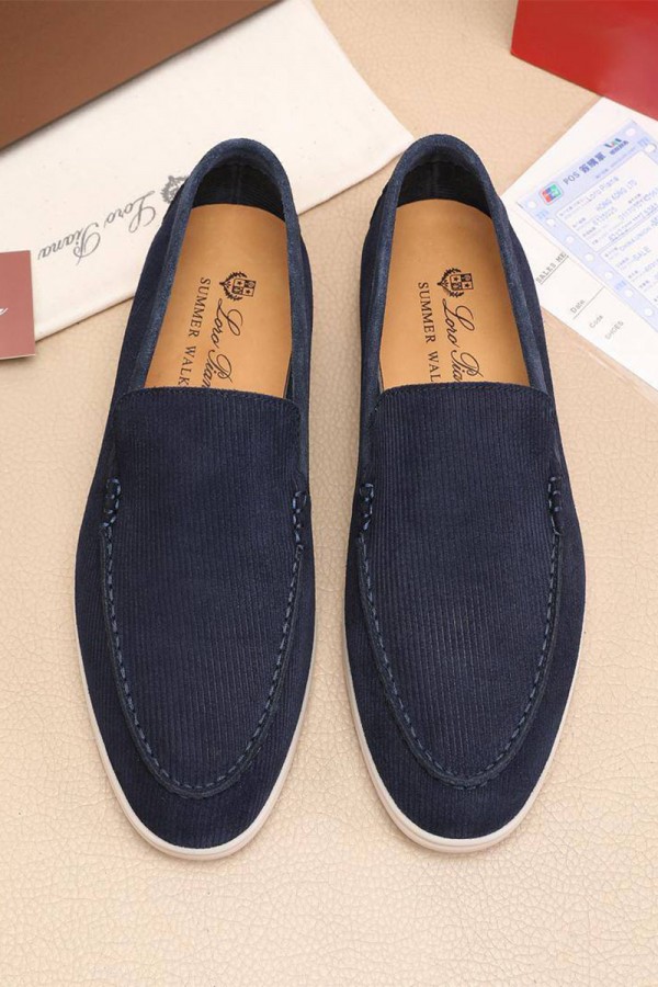 Мужские лоферы Loro Piana Summer Walk - Blue