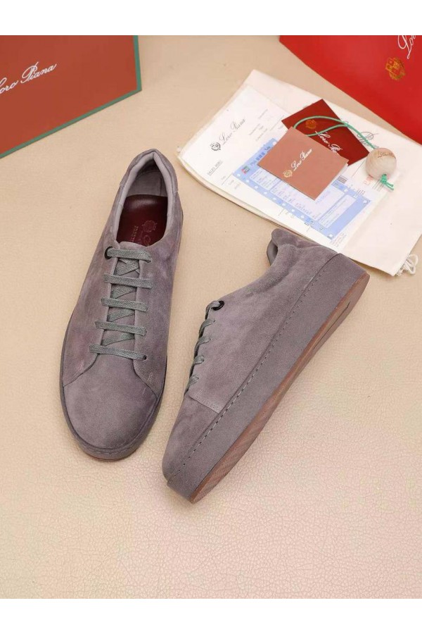 Мужские замшевые кроссовки Loro Piana