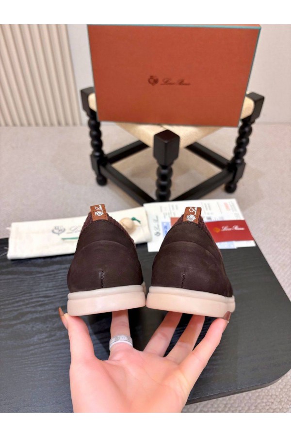 Мужские кроссовки Loro Piana Soho 2.0 Walk - Brown