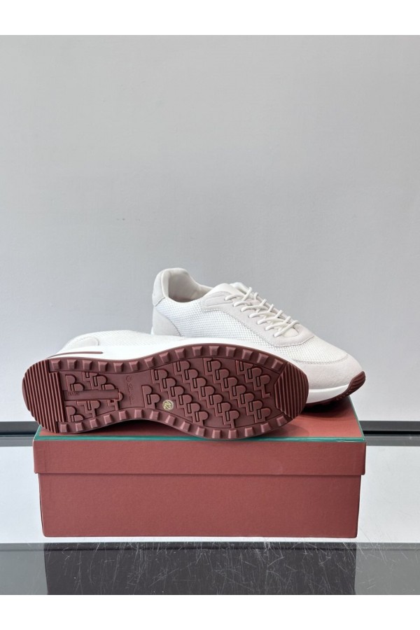 Мужские кроссовки Loro Piana Week End Walk - White