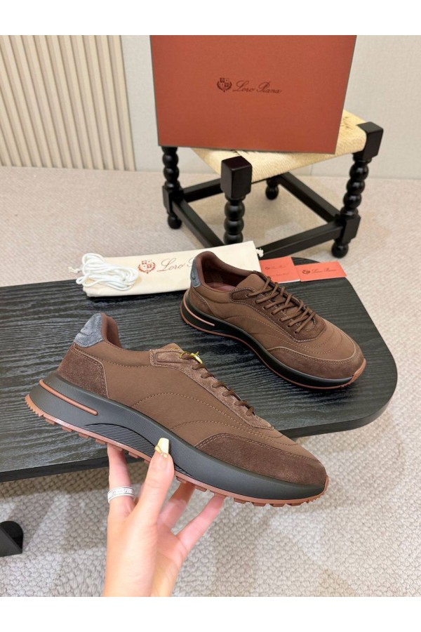 Мужские кроссовки Loro Piana Week End Walk - Grey