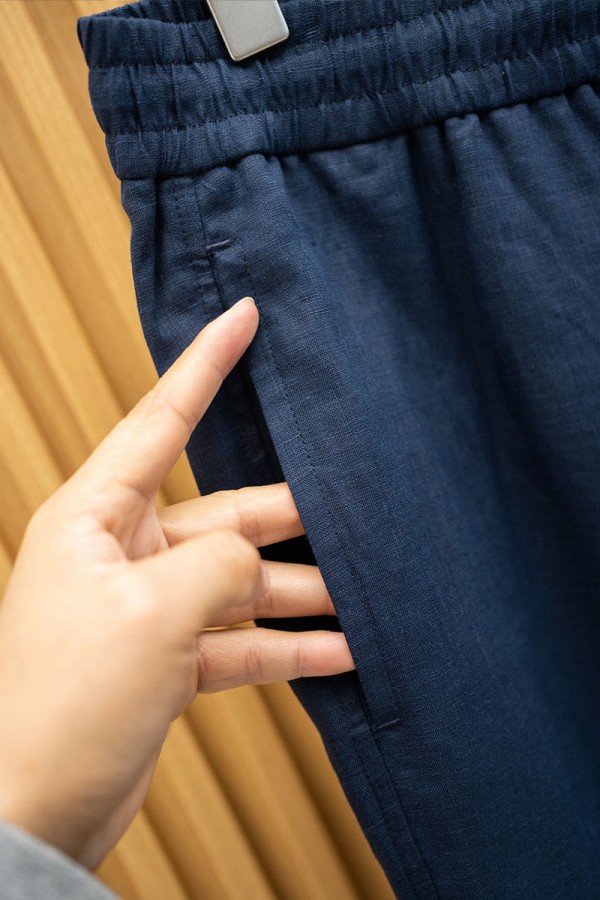 Мужские льняные штаны Loro Piana Premium