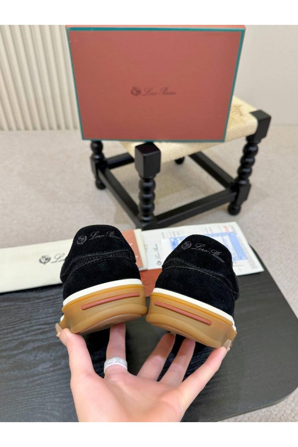 Мужские кроссовки Loro Piana Tennis Walk - Black