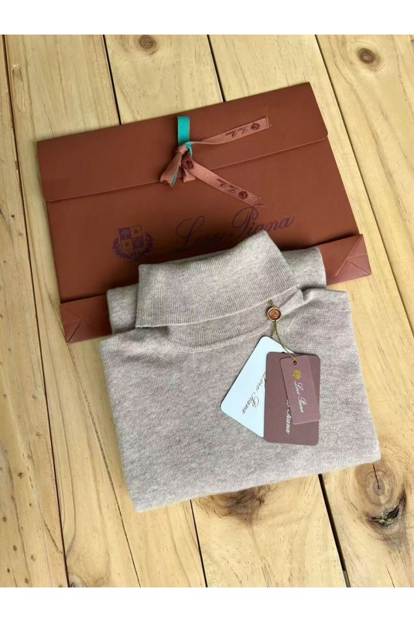 Мужская водолазка Loro Piana Premium - Dark Gray