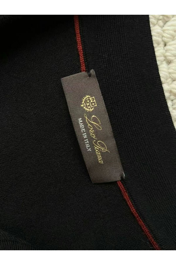 Поло с длинным рукавом Loro Piana Premium - Black