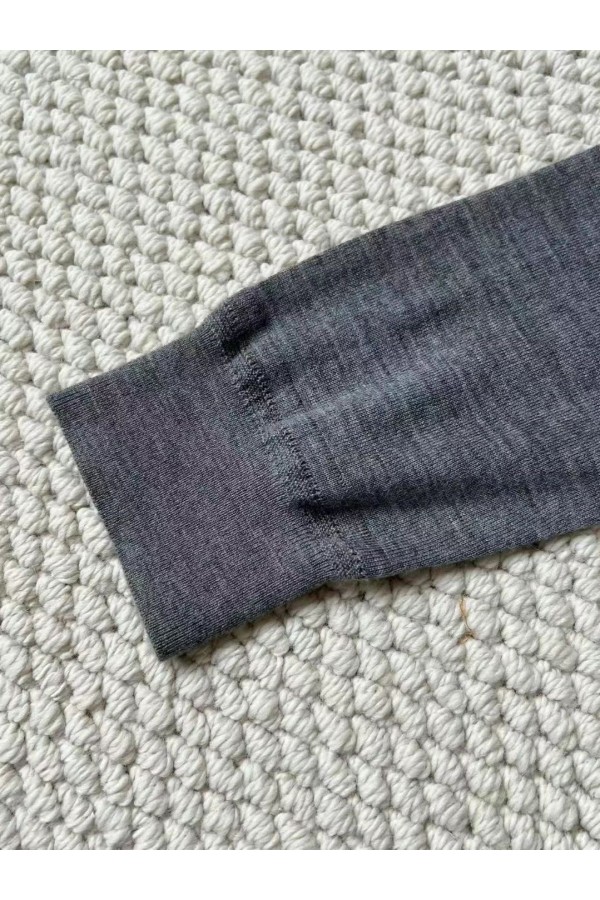 Поло с длинным рукавом Loro Piana Premium - Light Flower Gray