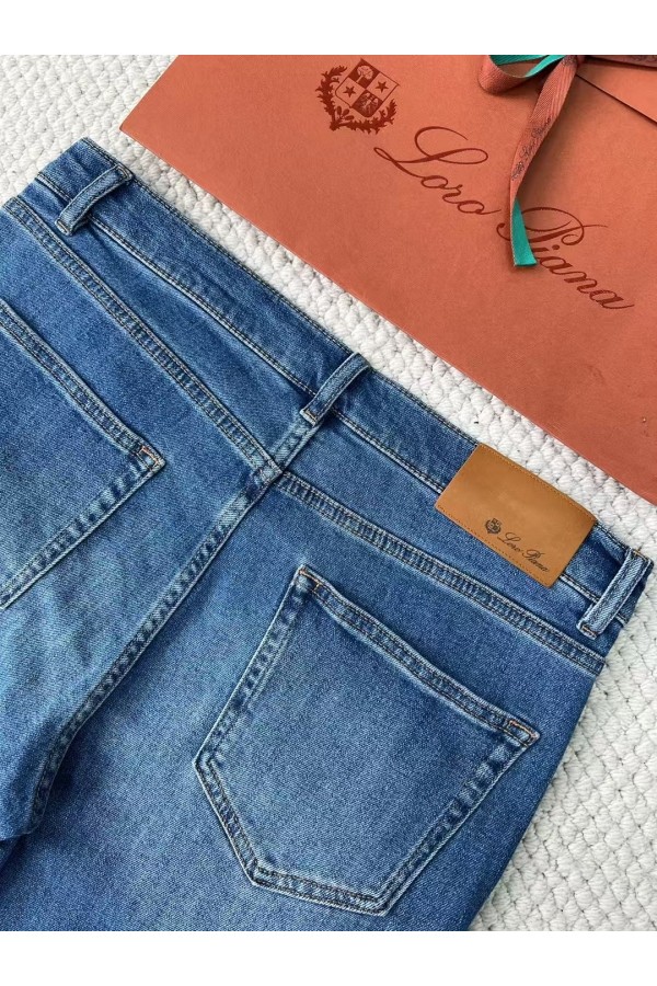 Мужские синие джинсы Loro Piana Premium