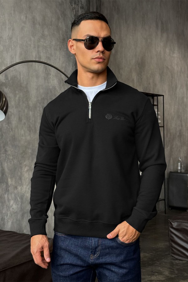 Кофта с высоким горлом Loro Piana - Black