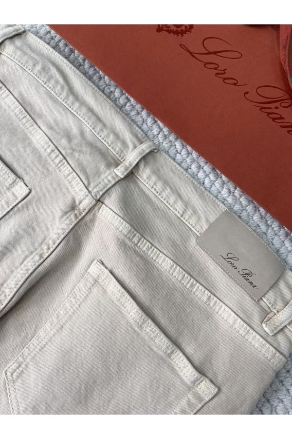 Мужские бежевые джинсы Loro Piana Premium