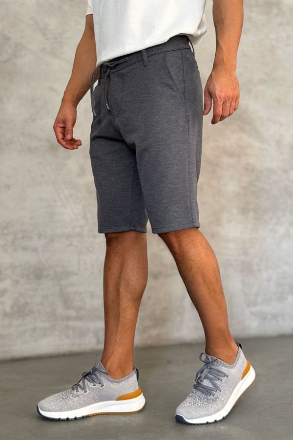 Мужские шорты Loro Piana серого цвета