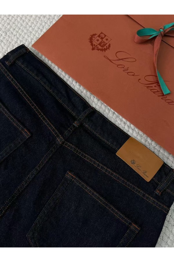 Мужские тёмно-синие джинсы Loro Piana Premium