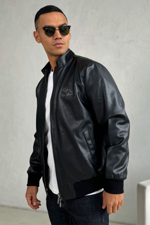 Мужская кожаная куртка Loro Piana