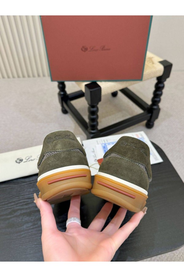 Мужские кроссовки Loro Piana Tennis Walk - Green