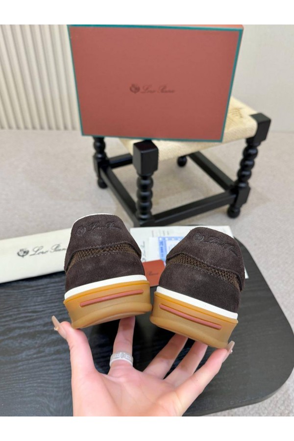 Мужские кроссовки Loro Piana Tennis Walk - Brown