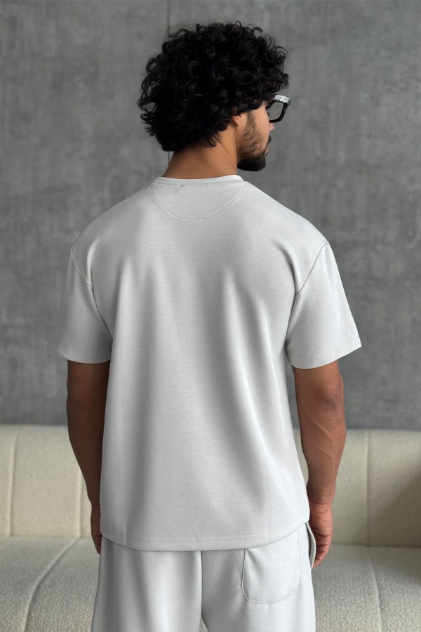 Мужская серая футболка Loro Piana