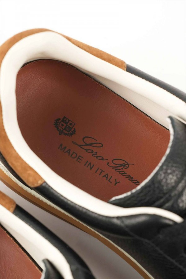 Мужские кроссовки Loro Piana Tennis Walk - Black