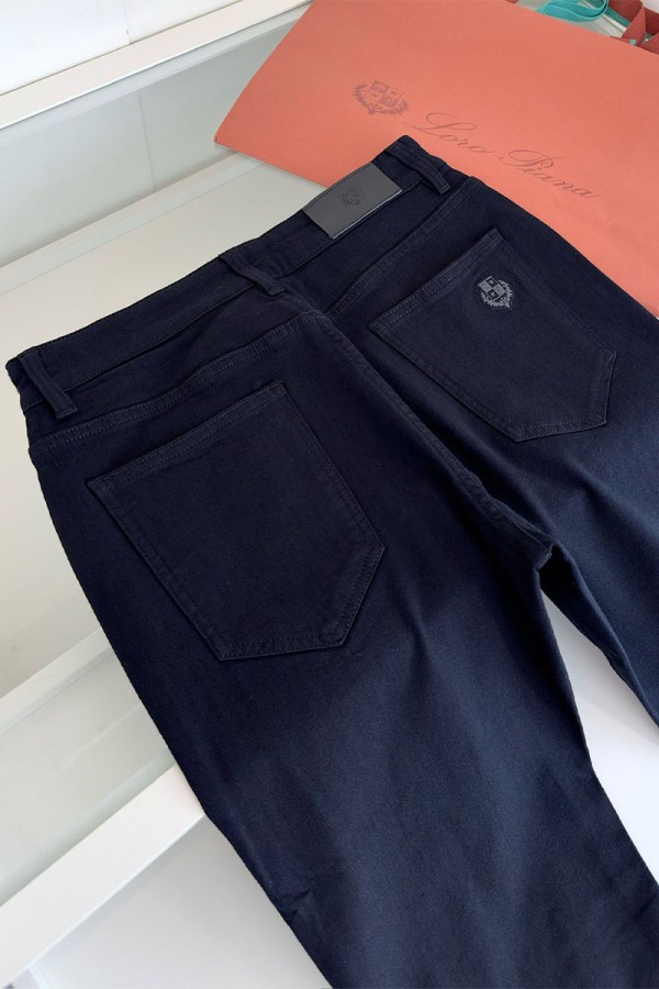 Мужские тёмно-синие джинсы Loro Piana