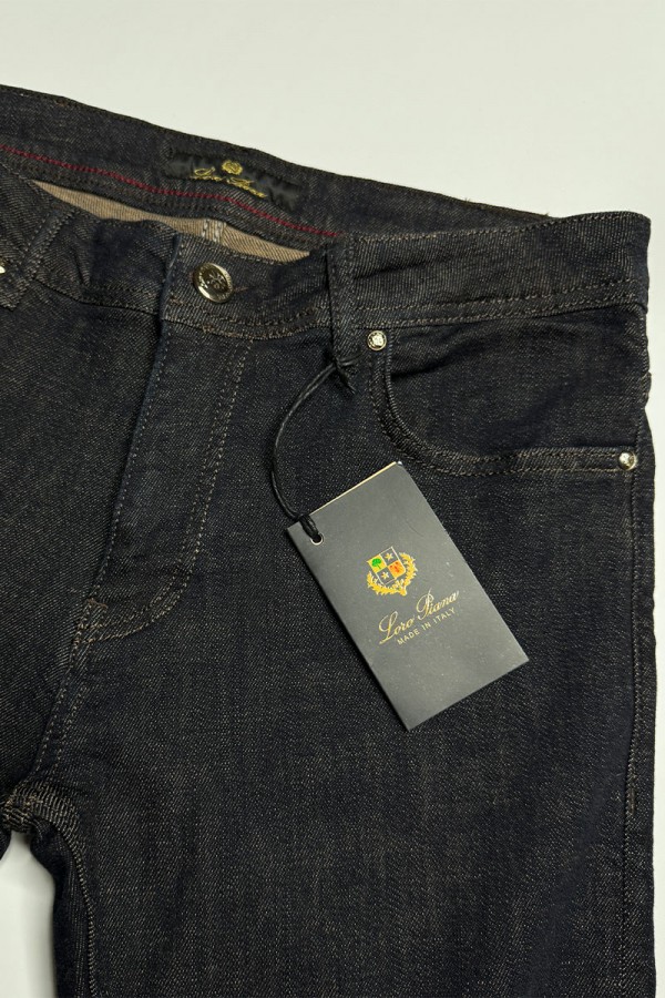 Тёмно-синие джинсы Loro Piana