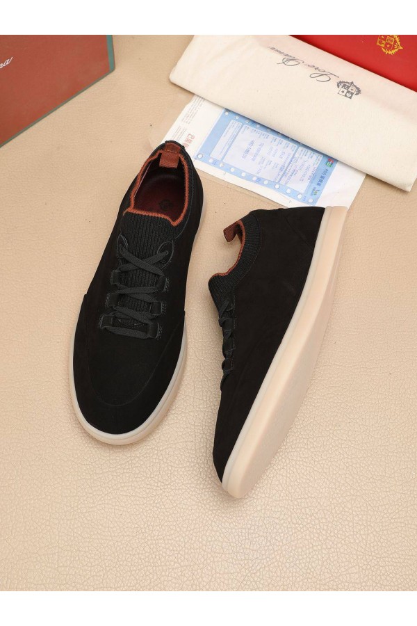 Мужские кроссовки Loro Piana Soho Walk - Black