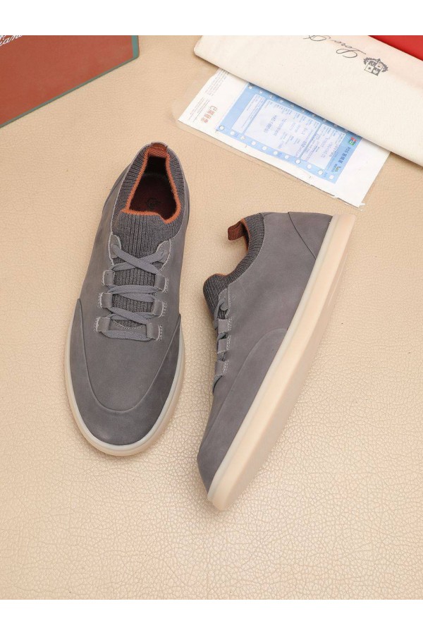 Мужские кроссовки Loro Piana Soho Walk - Grey
