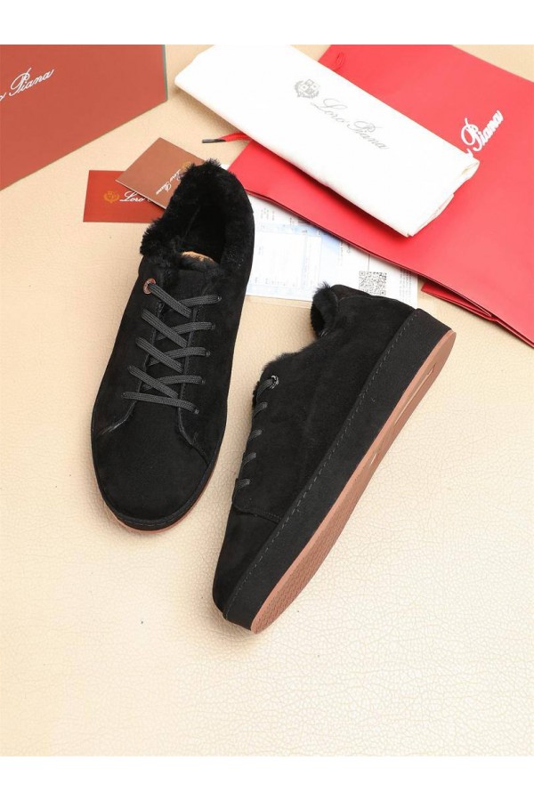 Зимние кроссовки с мехом Loro Piana