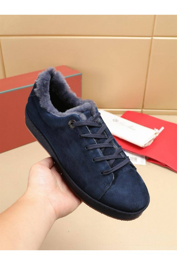 Зимние кроссовки с мехом Loro Piana