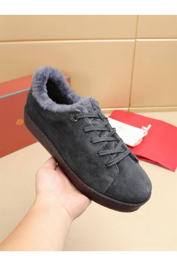 Зимние кроссовки с мехом Loro Piana