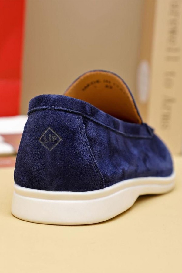 Мужские замшевые лоферы Loro Piana Summer Walk