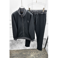 Спортивный костюм Loro Piana logo-embroidered - Black