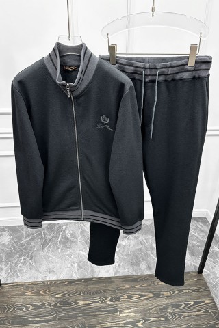 Спортивный костюм Loro Piana logo-embroidered - Black