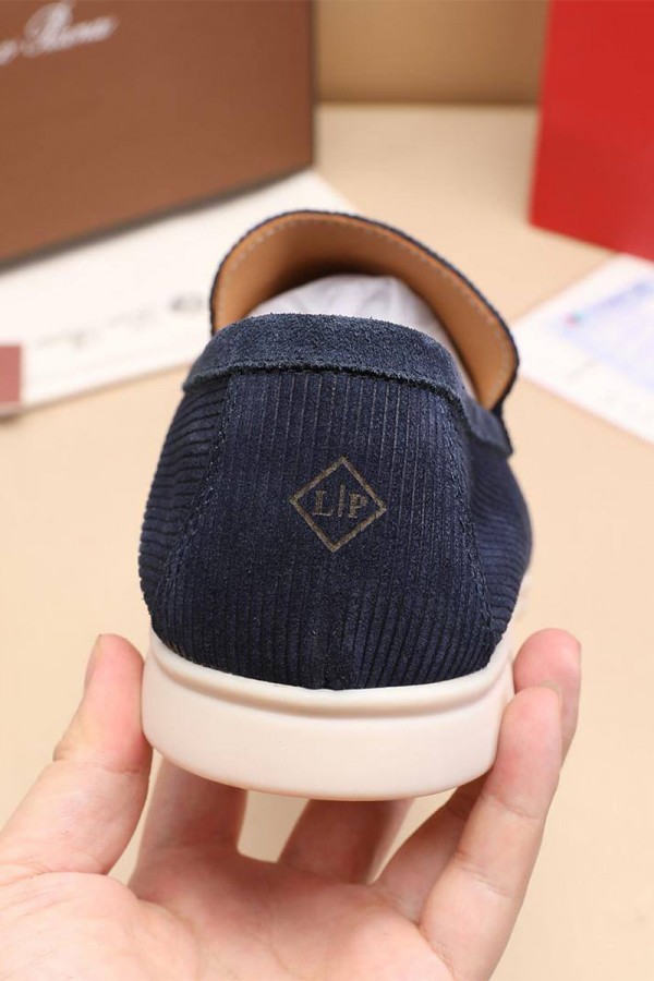 Мужские лоферы Loro Piana Summer Walk - Blue