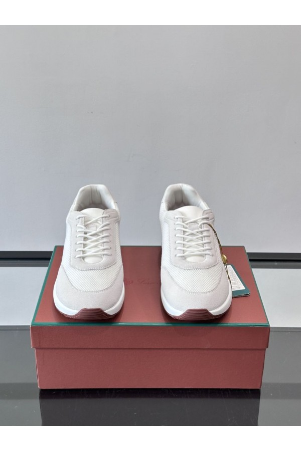 Мужские кроссовки Loro Piana Week End Walk - White