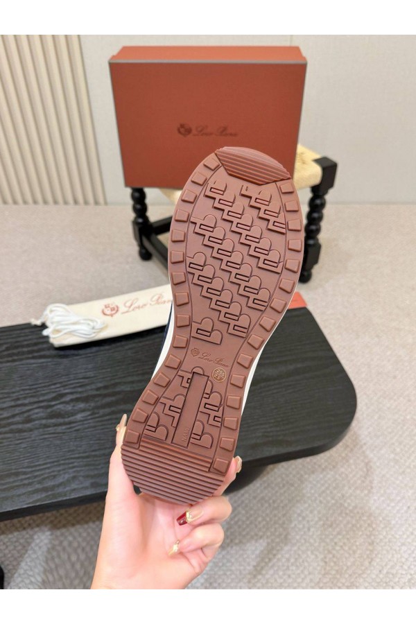 Мужские кроссовки Loro Piana Week End Walk - Blue / Brown