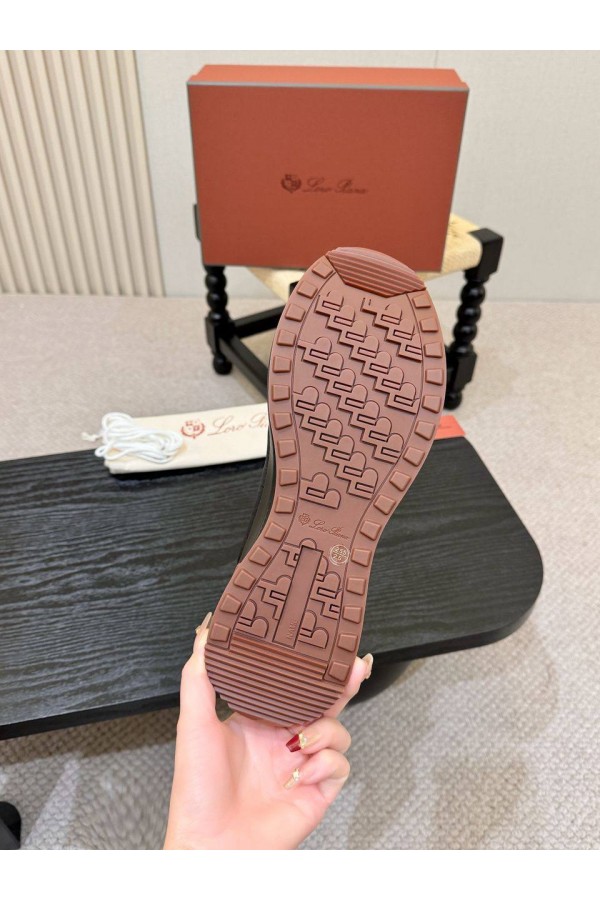 Мужские кроссовки Loro Piana Week End Walk - Navy