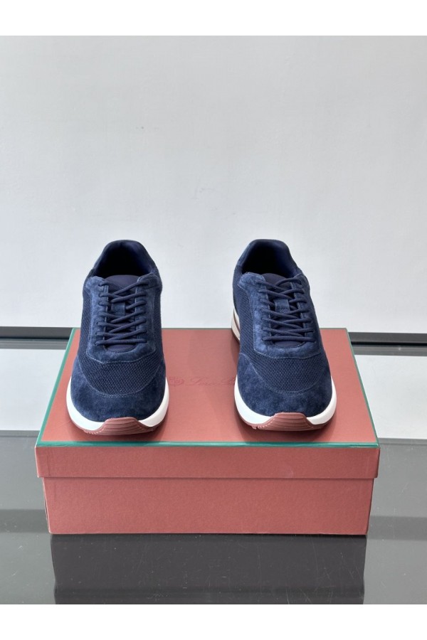 Мужские кроссовки Loro Piana Week End Walk - Navy