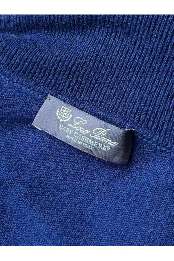 Мужская водолазка Loro Piana Premium - Dark Blue